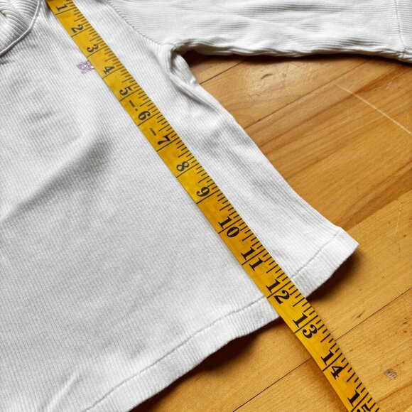 Burberry Girls' White Cotton Undershirt – Size 80cm - Picture 5 of 15